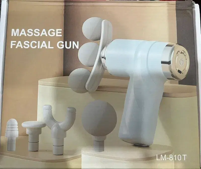 Mini Gun Massager Machine for Pain Relief - Body, Neck, Shoulders, Back, Arms & Feet Massager- 6 Speed Type-C Charging for Muscle Pain Relief, 4 Different Attachments