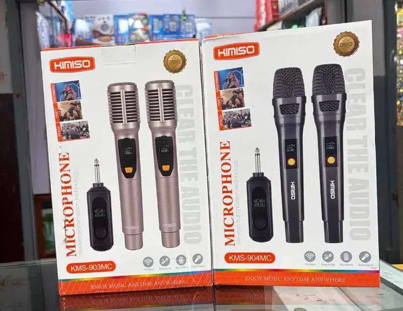 Kimiso wireless microphone systems, specifically models KMS-903MC and KMS-904MC