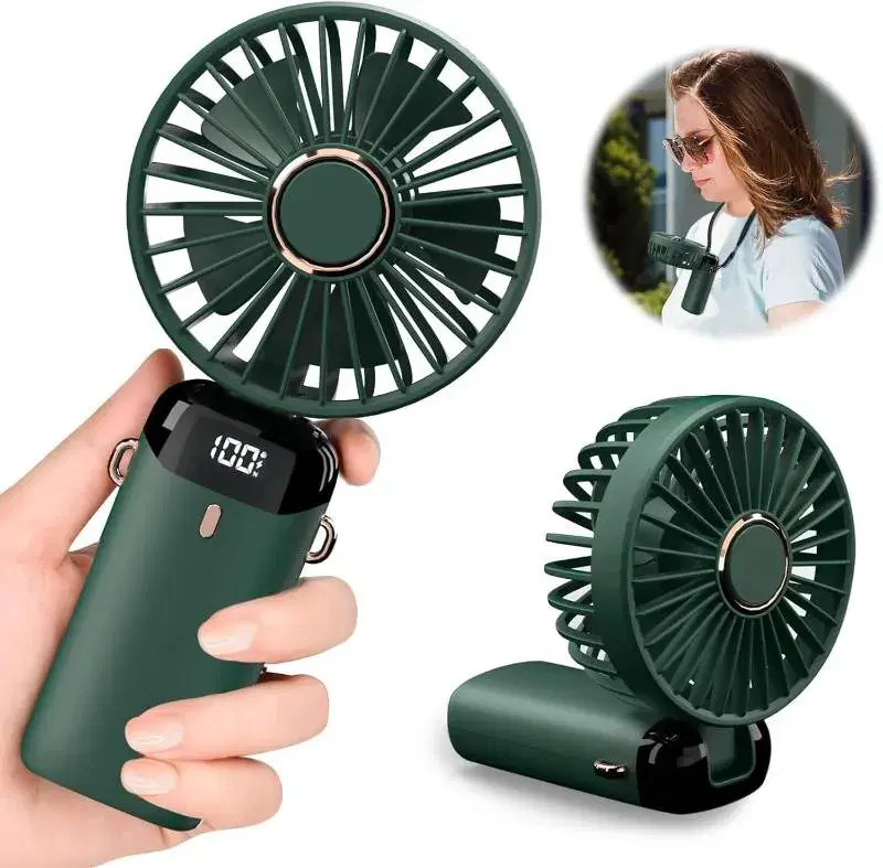 Portable Handheld Mini Fan And 5 Speed Airflow