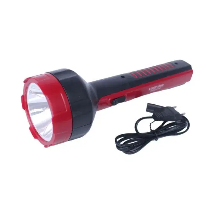 New Design 9151 Black/RedRechargeable LED Torch