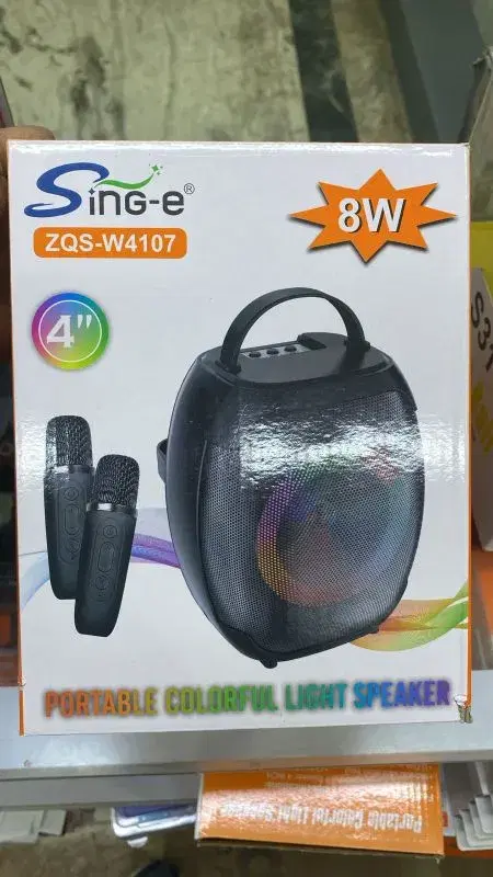 Sing-e ZQS-W4107 Portable Colorful Light Speaker.