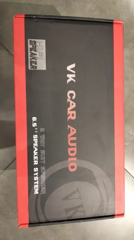 VK Car Audio HiFi Speaker system, 6.5" 2-way component or coaxial speaker system