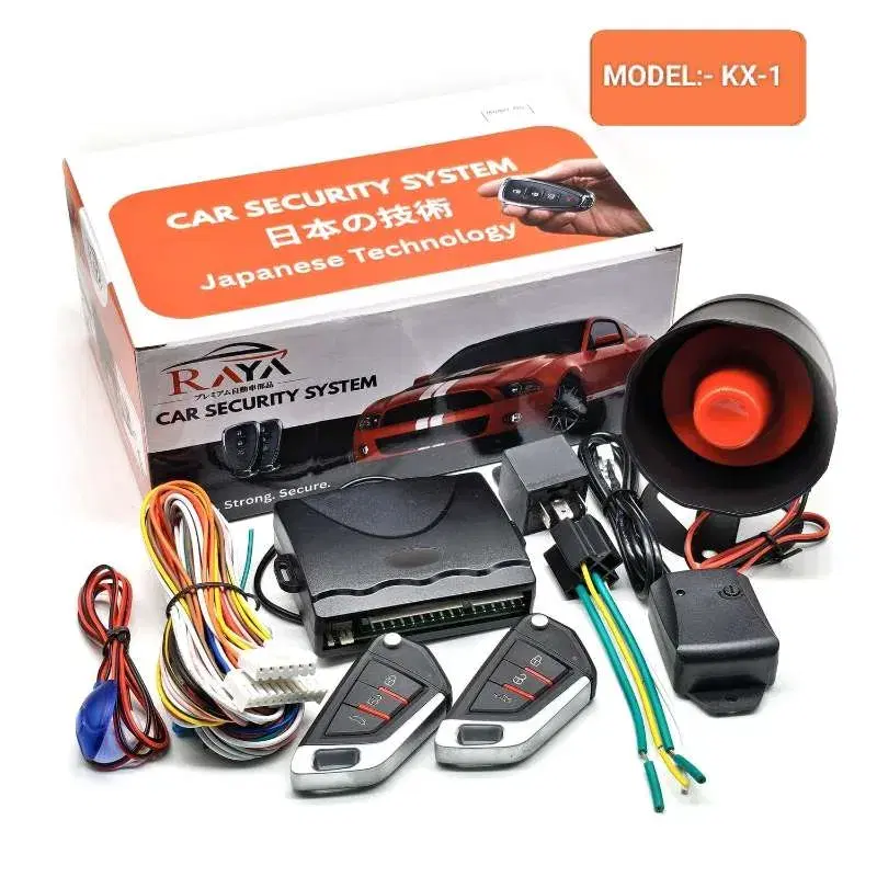 Raya KX-1 Car Security System, designed to protect vehicles using Japanese technology.