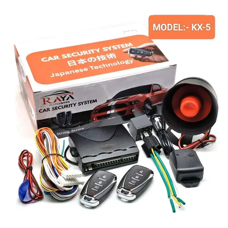 RAYA KX-5 Car Security System, designed to protect vehicles using Japanese technology.