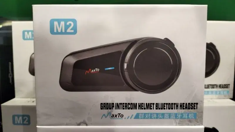 MaxTo M2 Group Intercom Helmet Bluetooth Headset.