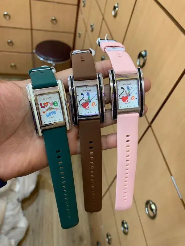 Bolano brand quartz wristwatches for women feature a rectangular