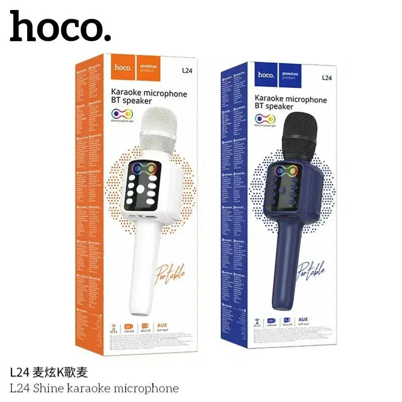 Hoco L24 Shine karaoke microphone