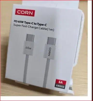 CORN XM252 Type-C to Type-C cable.