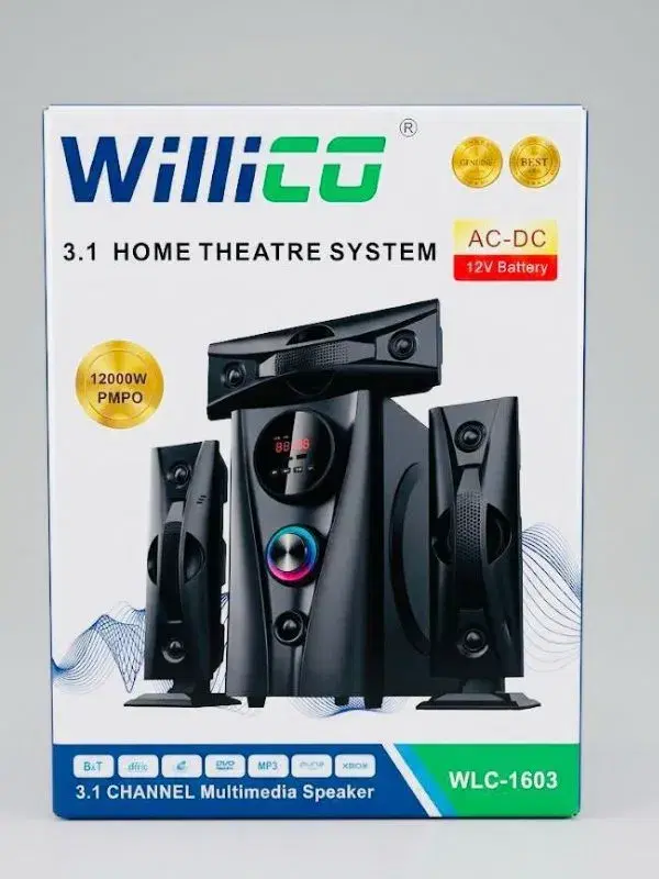 Willico 3.1 Channel Multimedia Speaker System, model WLC-1603.