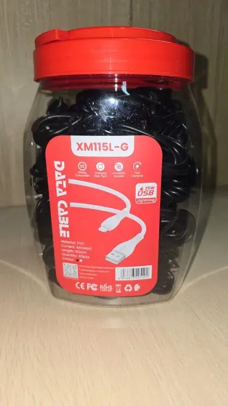 CORN USB data cables, likely model XM115L-G l Set of 40 pcs