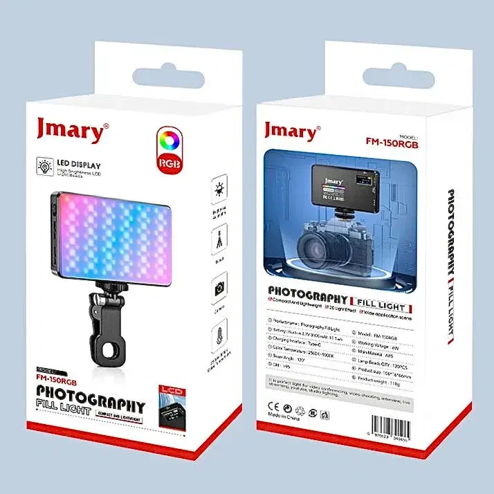 Jmary FM 150RGB Video RGB Camera Mobile Fill Light