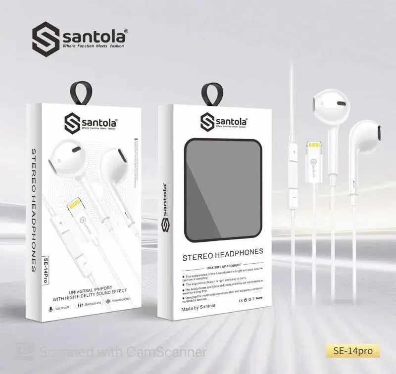 Santola Earphone | Stereo Earphone IPH Port | SE 14Pro