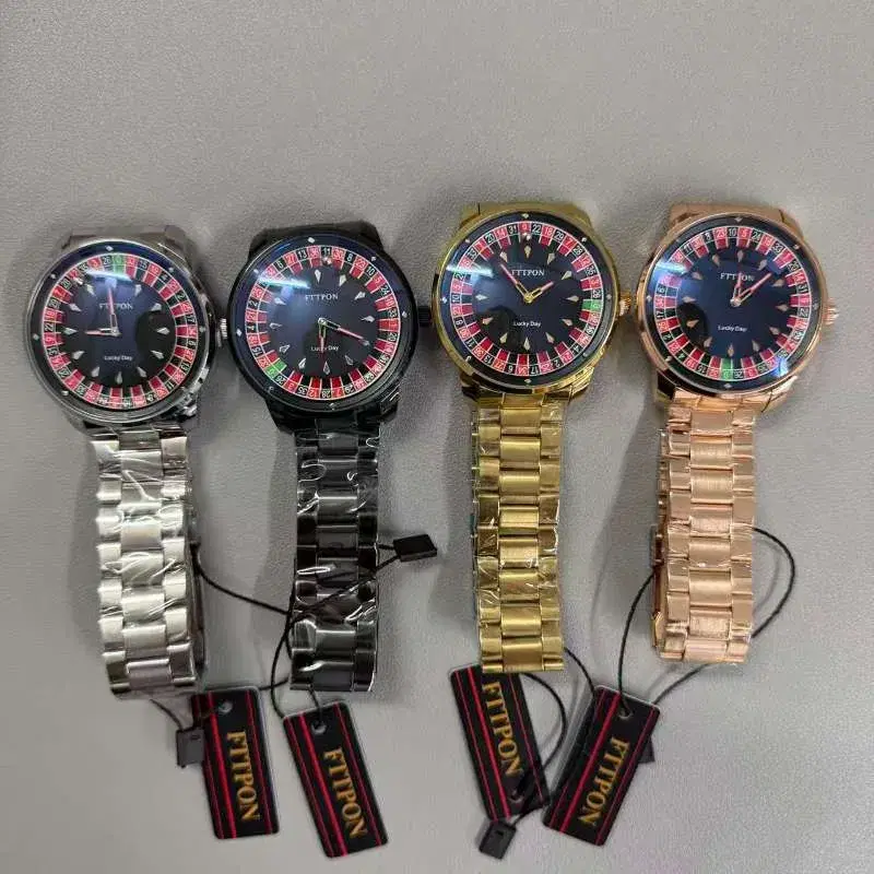 FTTPON Casino Roulette Dial wristwatches.