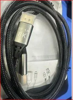 DP - DP cable 1.4 , 8K Braided Ergonomic cable