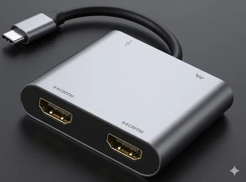 Nexgen Type C to Double HDMI + USB 3.0 +Audio 4 in 1 hub