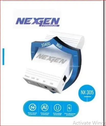 Nexgen NX305 mini ups 10400 Mah