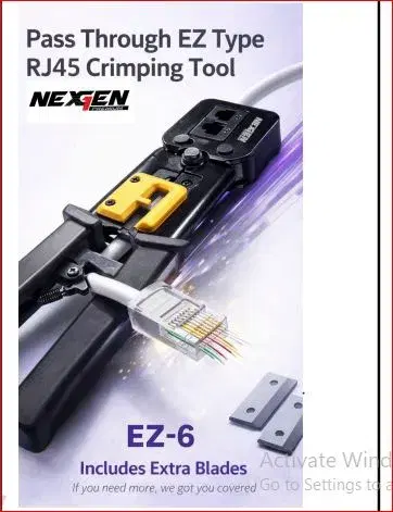 Nexgen EZ-6 pass through clamper