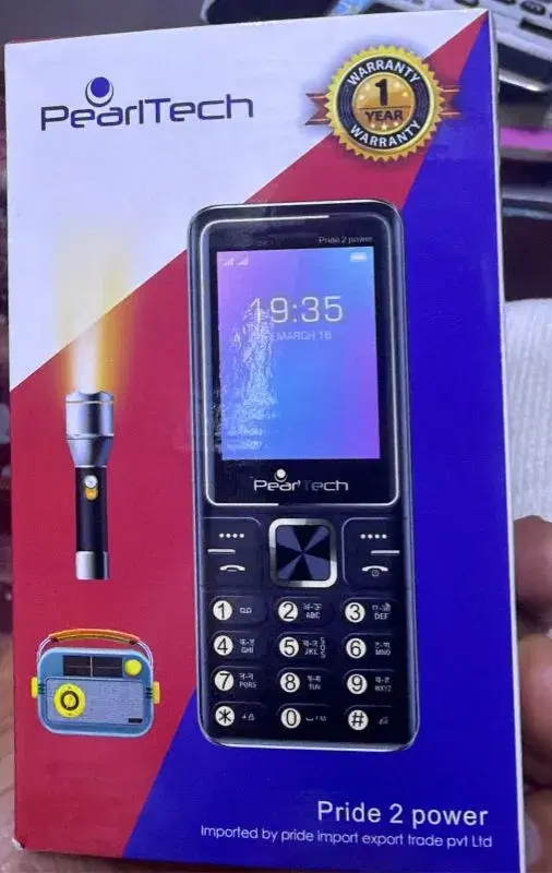 Pearltech Pride 2 Power Keypad mobile | Dueal SIM | 1000mAh battery | Wireless FM l 1year warranty