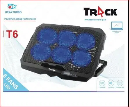 Track T6 six fan Laptop cooling fan