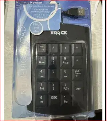 Track Numerical Keyboard