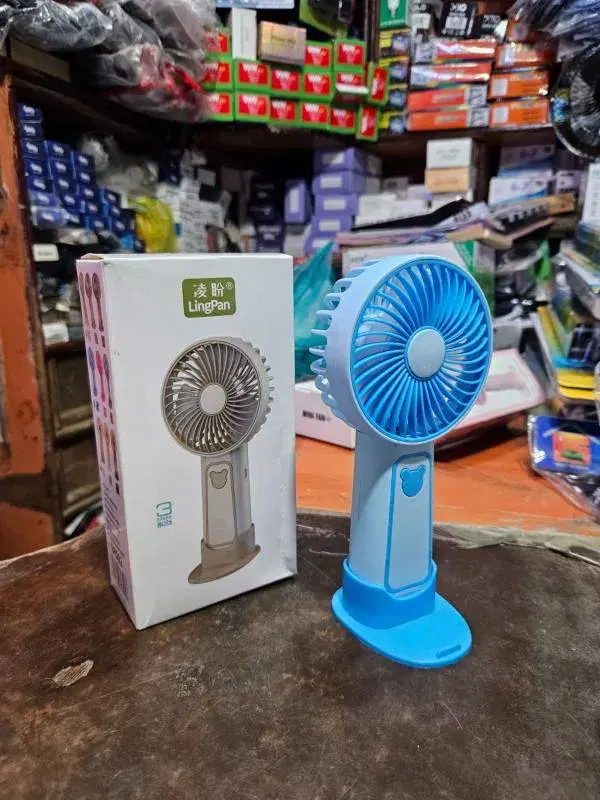 USB Mini Handheld Fan Outdoor Portable Re able Cooling Fan with Mobile-Phone Holder for Outdoor Travel Home Office.