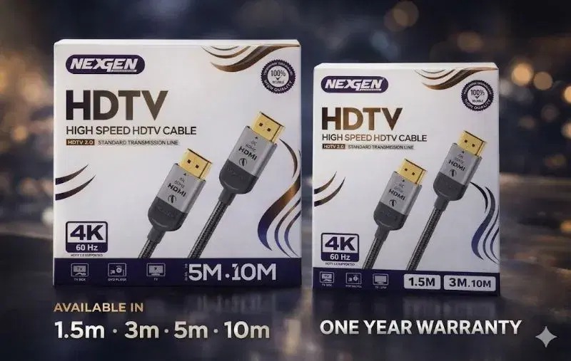 Nexgen HDMI cable 4k 2.0 cable 60Hz Premium Braided - 1.5m