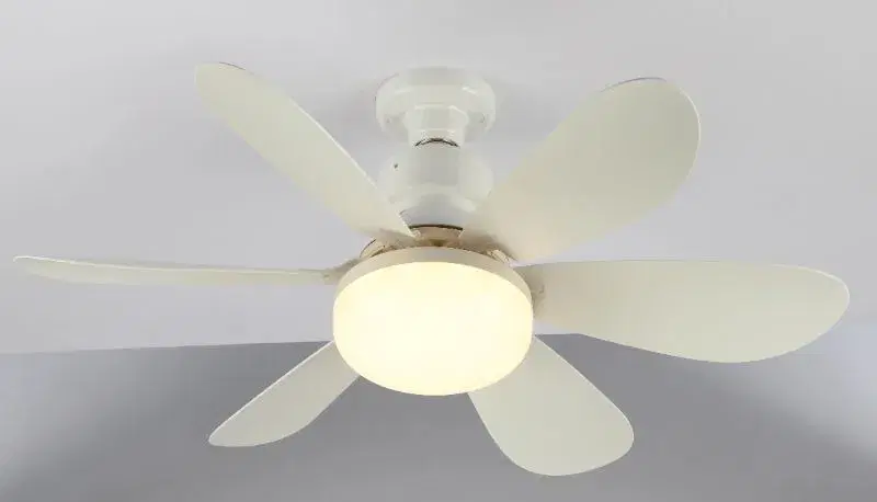 wonderlamp - Altari E27 White 18W LED Ceiling Fan Bulb with Remote Control and CCT 3000-4000-6000K, Bulb with Blades.