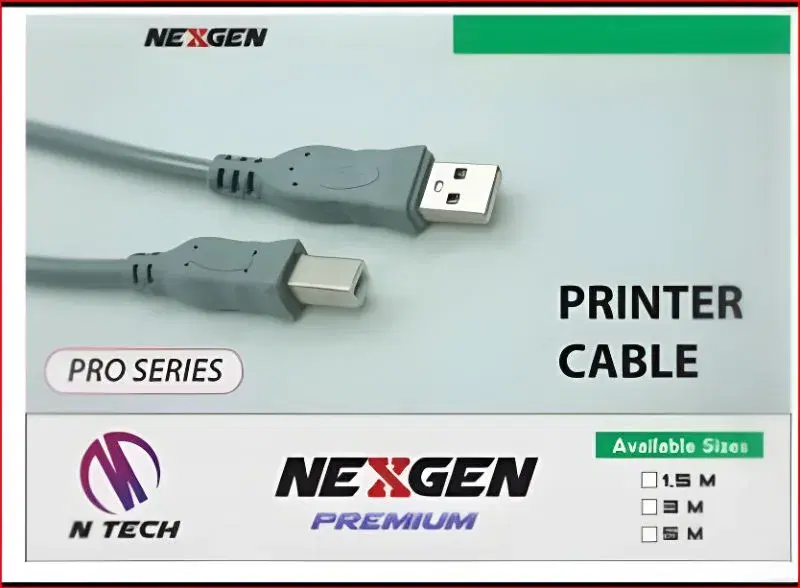 Nexgen Printer cable USB - 3m
