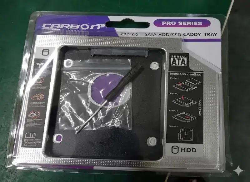 Carbon caddy case Thick 12.5 mm