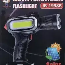 Multifunctional Solar LED Flashlight / Torch Light with Seat Belt Cutter and Glass Breaker, Hammer Light