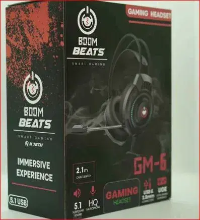 Boom Beats Gaming 5 in 1 RGB headphone