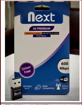 Next 5G premium wifi dongle 600 Mbps