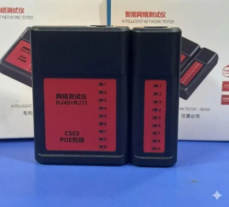LAN TESTER WITH POE PROTECTION