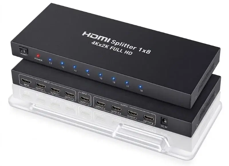 8 in 1 HDMI splitter