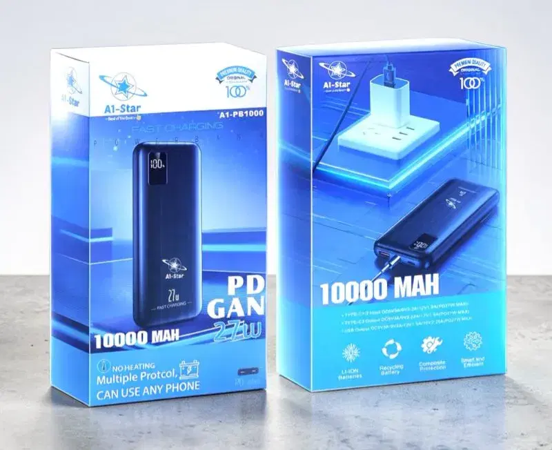 A1 star PB1000 10000mah Portable 27W Super Fast Charging power banks