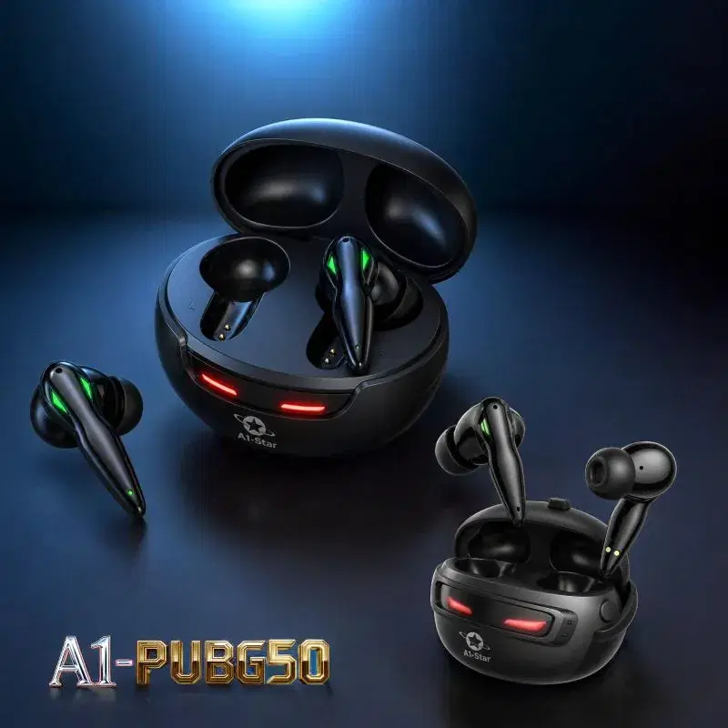 A1 star PUBG50 GAMING AIRBUDS Best Sound Quality Earbuds