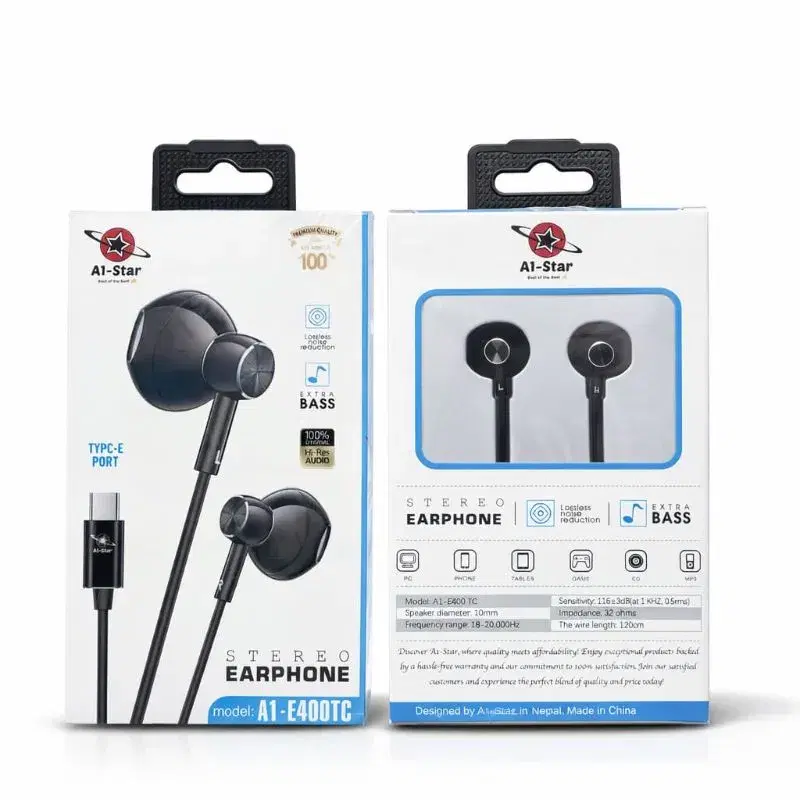 A1 star E400 TC IPhone Direct Support Gaming Earphone