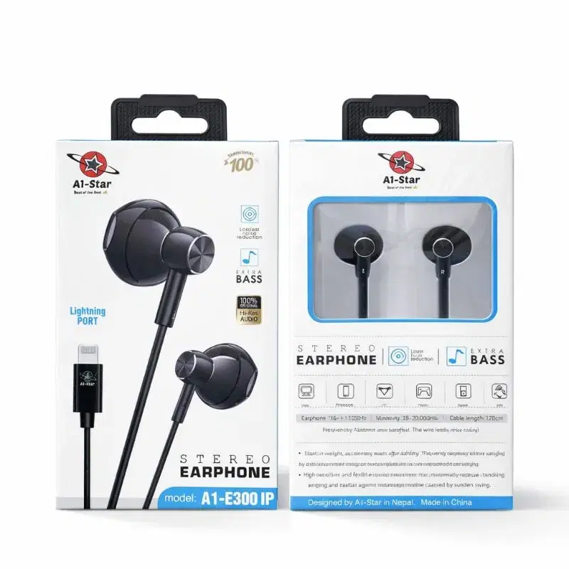 A1 star E300 IP IPhone Direct Support Gaming Earphone