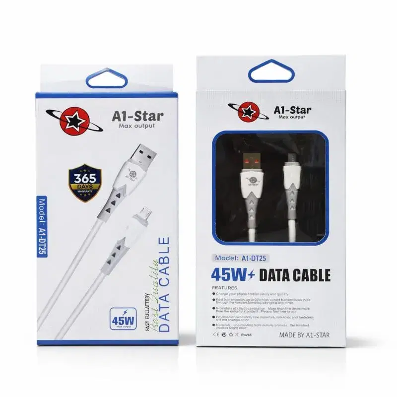 A1 star DT25 Micro 45W Super Fast Charging Cable