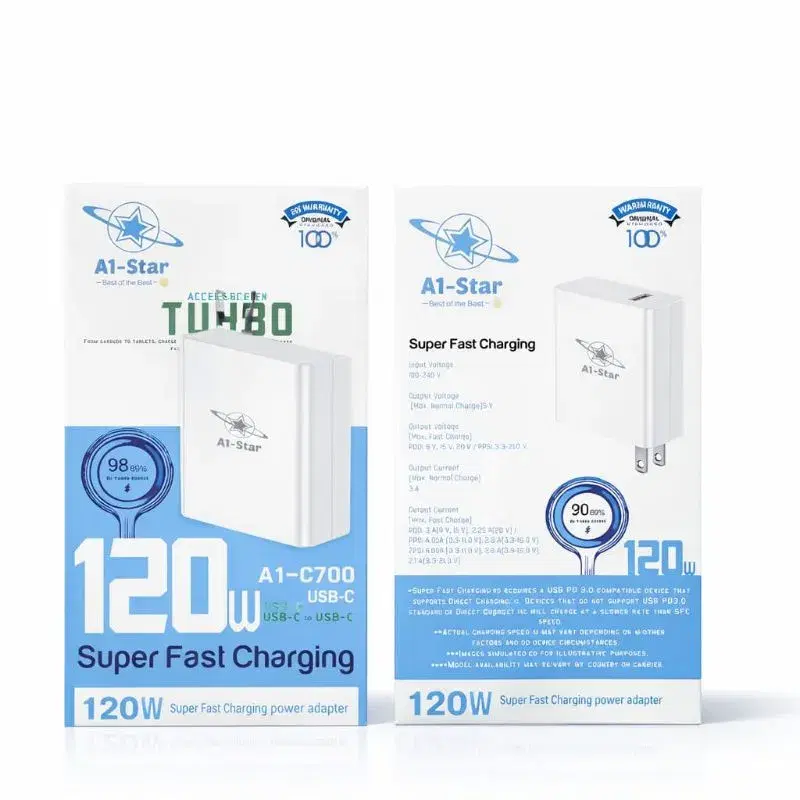 A1 star C700 120W Turbo Fast Charging - Type C