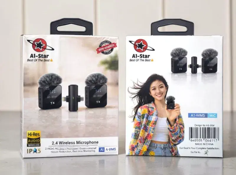 A1 star WM5 Wireless Microphone | 6month Warranty