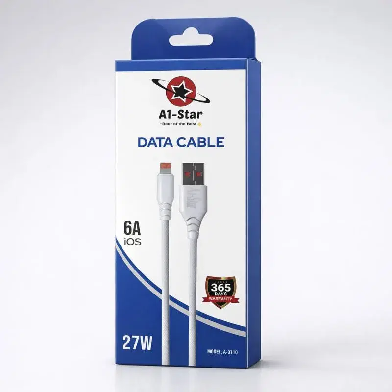A1 Star A1-DT10 Super Fast Charging Ios Data Cable