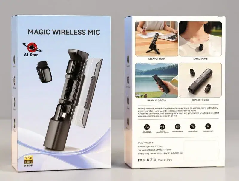 A1 star Magic Wireless Microphone Best Sound Quality | 6month Warranty