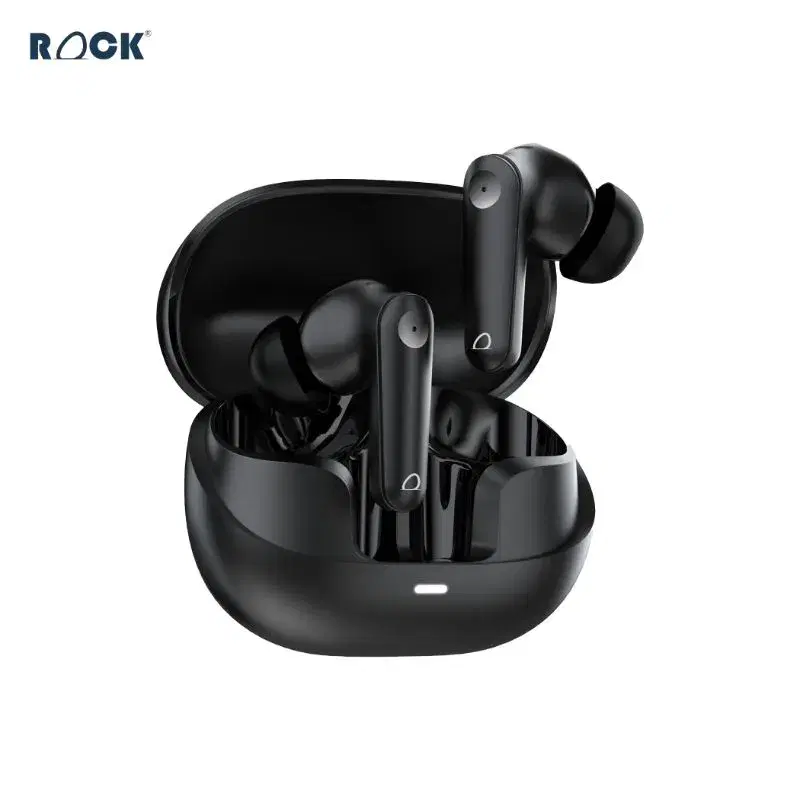 Rock Rhythm TWS Earbuds with ANC, 25dB Noise Reduction, Transparency/Game Mode, High Bass, 25H Playtime