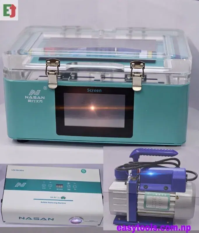 Mini OCA machine Nasan supa light with vacuum and B2+ bubble remover