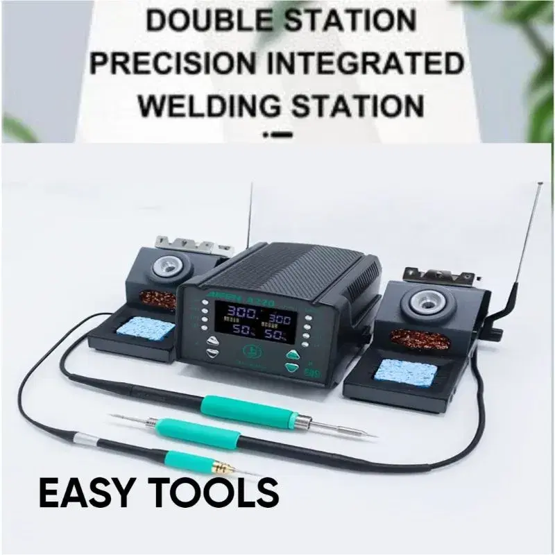 AIFEN A220 DUAL SOLDERING STATION SUPPORTED T210 BIT, T115, T245