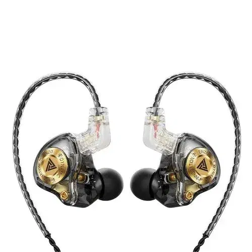 KZ QKZ ENZO PRO Metal Wired Headset Large Dynamic Drive Earphone With Microphone 3.5MM Gaming In Ear Earbuds DJ Music Headset
