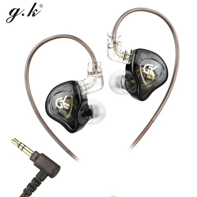 GK-AK8 Pro Type C In-Ear Wired Dynamic Headphone Hifi Earbuds 10mm LCP Diaphragm Dynamic Driver Plug And Play Studio Live Headphone