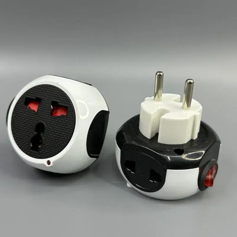 3-Way Universal Multi-Socket Adapter with Master Switch & LED Indicator, Multisocket, Multiplug