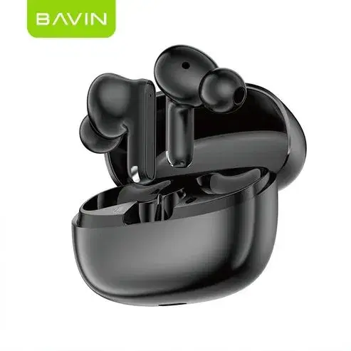 BAVIN BA100 TWS Bluetooth Hi-Res Audio Earbuds w/ Touch Control & AI Smart QR Code Earphone Key